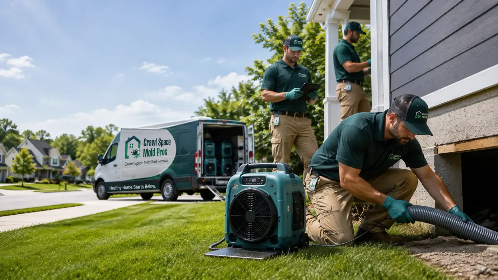 Crawl Space Mold Removal in Streamwood, IL